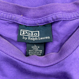Polo By Ralph Lauren T-Shirt - Large Purple Cotton