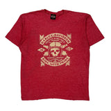 Medina, Ohio Harley Davidson Graphic T-Shirt - XL Red Cotton Blend