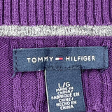 Tommy Hilfiger Sweater - Large Purple Cotton