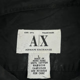 Armani Exchange Shirt - Large Black Cotton