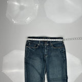 Helix Boot Cut Jeans - 34W 29L Blue Cotton