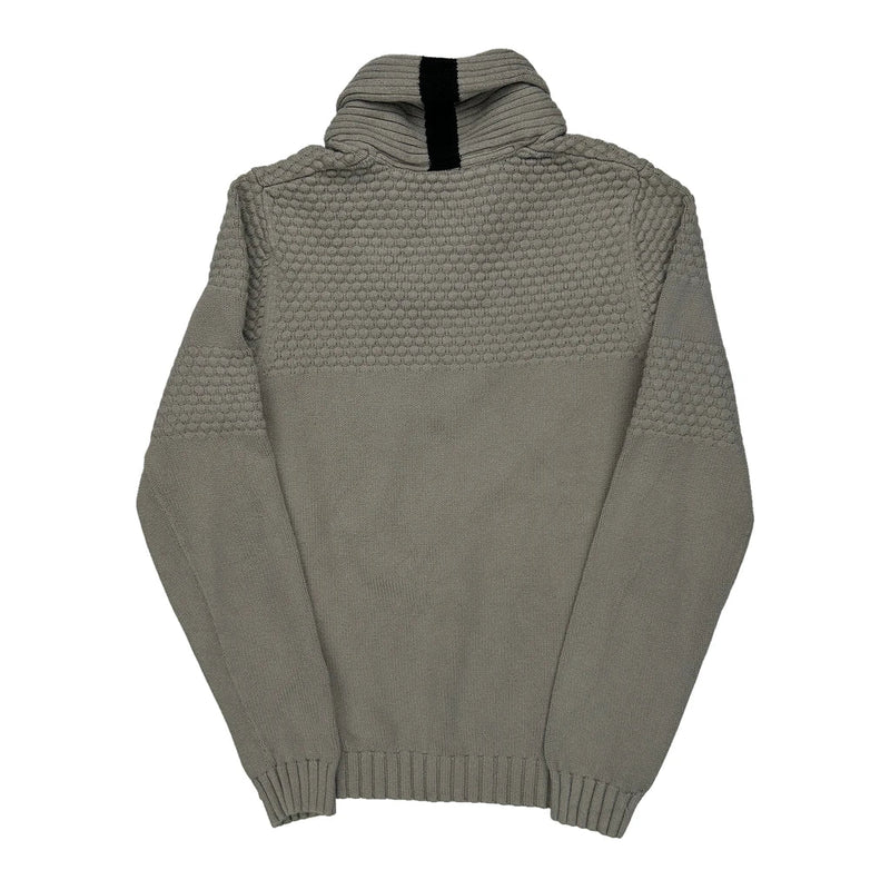 Armani Exchange Jumper - Small Grey Cashmere Blend