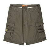 Lee Cargo Shorts - 34W 11L Brown Cotton