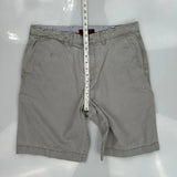 Tommy Hilfiger Chino Shorts - 34W 10L Grey Cotton