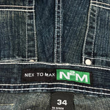 N2M Jeans - 35W 30L Dark Wash Denim
