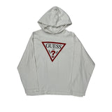 Guess Graphic Hoodie - Medium White Cotton