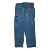 Dickies Carpenter Jeans - 36W 30L Blue Cotton