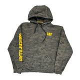 Cat Camo Hoodie - XL Gray Cotton Blend