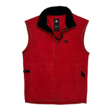 Nike Acg Fleece Vest - Medium Red Polyester