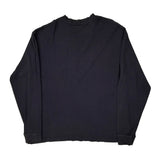 Carhartt Long Sleeve T-Shirt - Large Black Cotton Blend