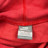 Vintage Nike Hoodie - XL Red Cotton Blend