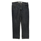 Shaka Raw Denim Jeans - 34W 32L Dark Wash Denim