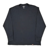 Dickies Long Sleeve T-Shirt - 2XL Black Cotton