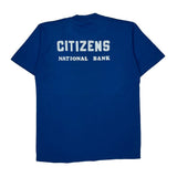 American Cancer Society Jerzees Single Stitch T-Shirt - Large Blue Cotton