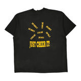 Cheerleader Fruit Of The Loom Single Stitch T-Shirt - 2XL Black Cotton Blend