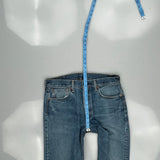 501 Levis Jeans - 33W 32L Blue Denim