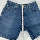 Quiksilver Denim Shorts - 29W 8L Dark Wash Cotton
