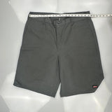 Dickies Shorts - 34W 11L Grey Cotton Blend