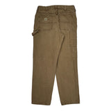 Wrangler Carpenter Pants - 34W 32L Brown Cotton