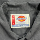 Dickies Shirt - Medium Black Polyester Blend