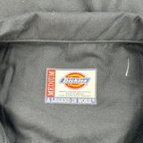 Dickies Short Sleeve Shirt - Medium Black Polyester Blend