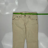 Ralph Lauren Cord Trousers - 34″ Waist Beige Cotton