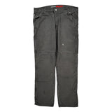 Dickies Carpenter Trousers - 37W 32L Grey Cotton Blend