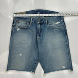 Polo By Ralph Lauren Denim Shorts - 34W 11L Light Wash Denim