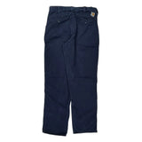 Carhartt Trousers - 31W 32L Navy Cotton