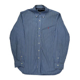 Ralph Lauren Striped Shirt - Medium Blue Cotton