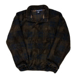 Nautica Checked Fleece - XL Blue Acrylic