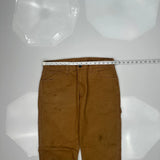 Dickies Carpenter Pants - 33W 31L Brown Cotton
