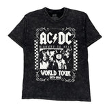 Highway To Hell World Tour 1979-1980 Ac/Dc Band T-Shirt - Large Black Cotton