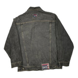 Phat Farm Oversized Denim Jacket - Large Gray Denim