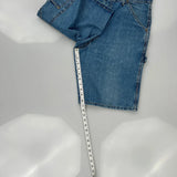 Unbranded Denim Shorts - 32W 11L Blue Denim