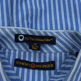 Tommy Hilfiger Striped Shirt - 2XL Blue Cotton