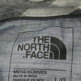 The North Face Checked Short Sleeve Shirt - Large Black & White Cotton