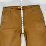 Dickies Carpenter Shorts - 38W 11L Brown Cotton Blend