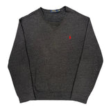 Polo By Ralph Lauren Sweatshirt - XL Gray Cotton Blend