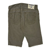 True Religion Shorts - 36W 11L Gray Cotton