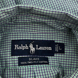 Blake Shirt Ralph Lauren Checked Shirt - Large Green Cotton