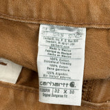 Carhartt Double Knee Carpenter Pants - 32W 29L Brown Cotton