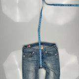 True Religion Skinny Jeans - 28W UK 6 Light Wash Cotton Blend