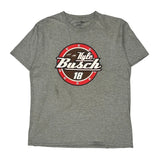 Kyle Busch Joe Gibbs Racing Nascar T-Shirt - Large Gray Cotton