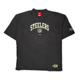 Steelers Nfl Football Shirt - 2XL Black Cotton