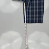 Dickies Checked Shorts - 38W 11L Gray Cotton Blend