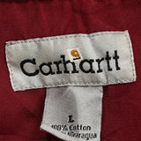 Carhartt Shirt - Large Red Cotton