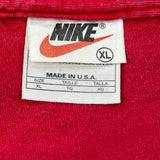 Vintage Made In USA Nike T-Shirt - XL Red Cotton