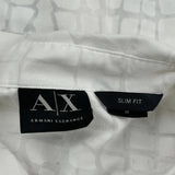 Armani Exchange Slim Fit Shirt - Medium White Cotton