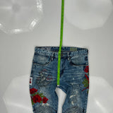 Unbranded Jeans - 32W 30L Green Denim